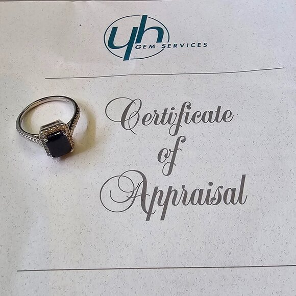 1.5 CT Sapphire ring - Picture 5 of 7